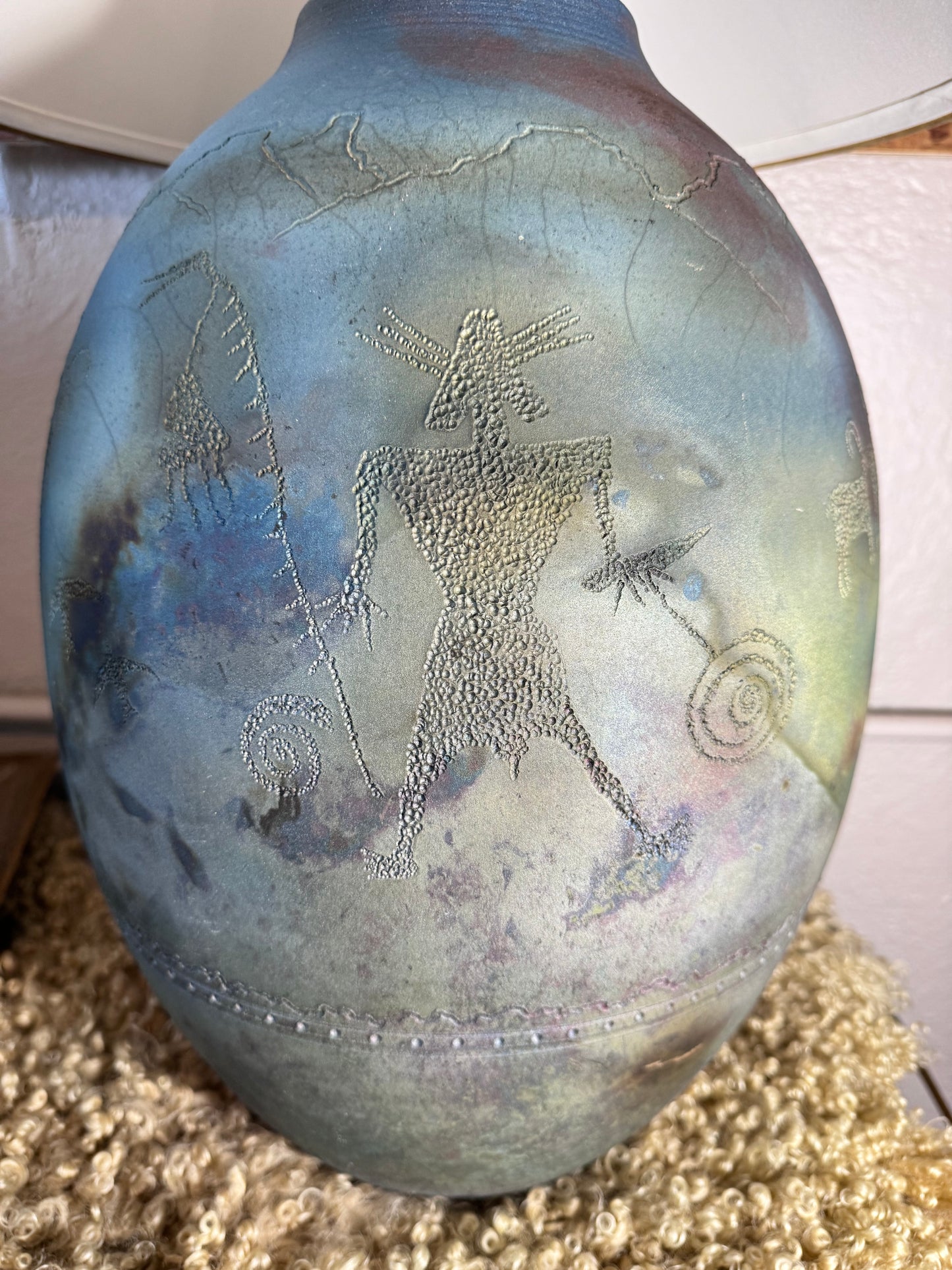 Large Pictograph Artisan Lamp