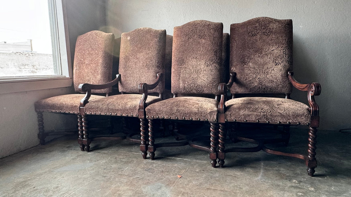 Dining Room Chairs set of 8 AVAILABLE (ready to be customized)