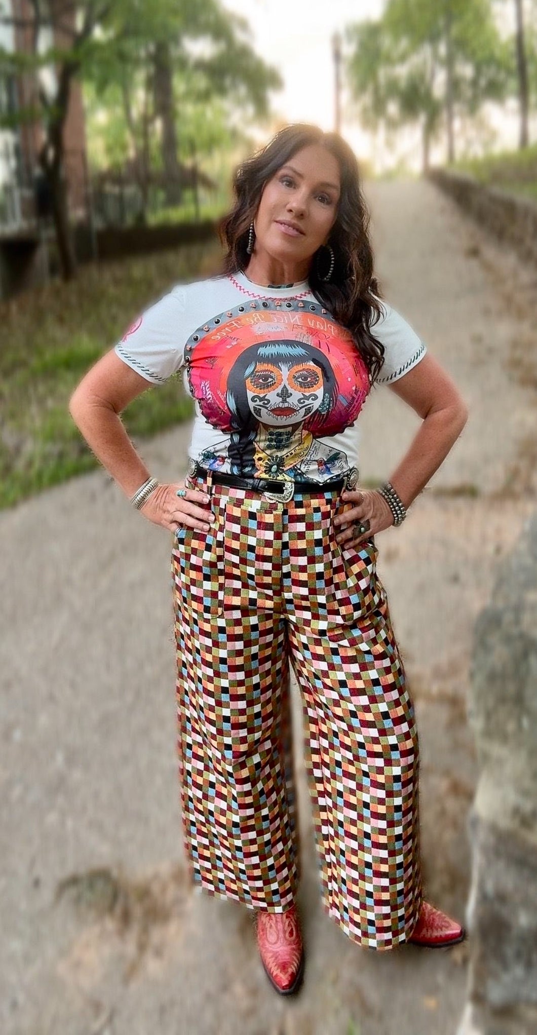 Vintage Double D Ranch Wear Graphic Top