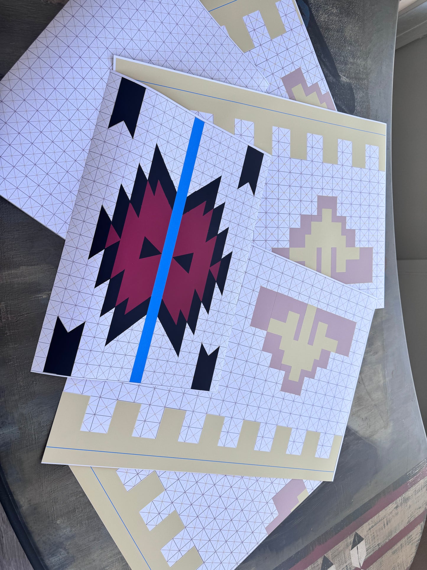 Apache Mountain Stencil Set