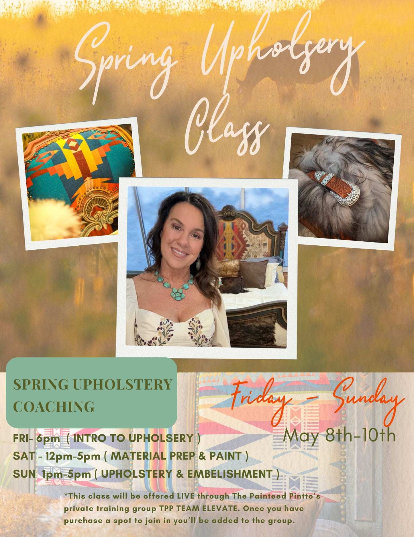 TPP Spring Upholstry Coaching