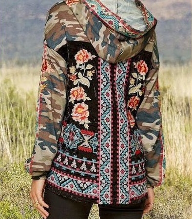 Roses Are Red Camo Is You Hoodie