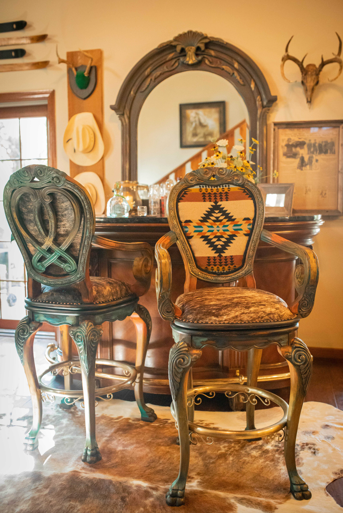 Navajo Bar Stools