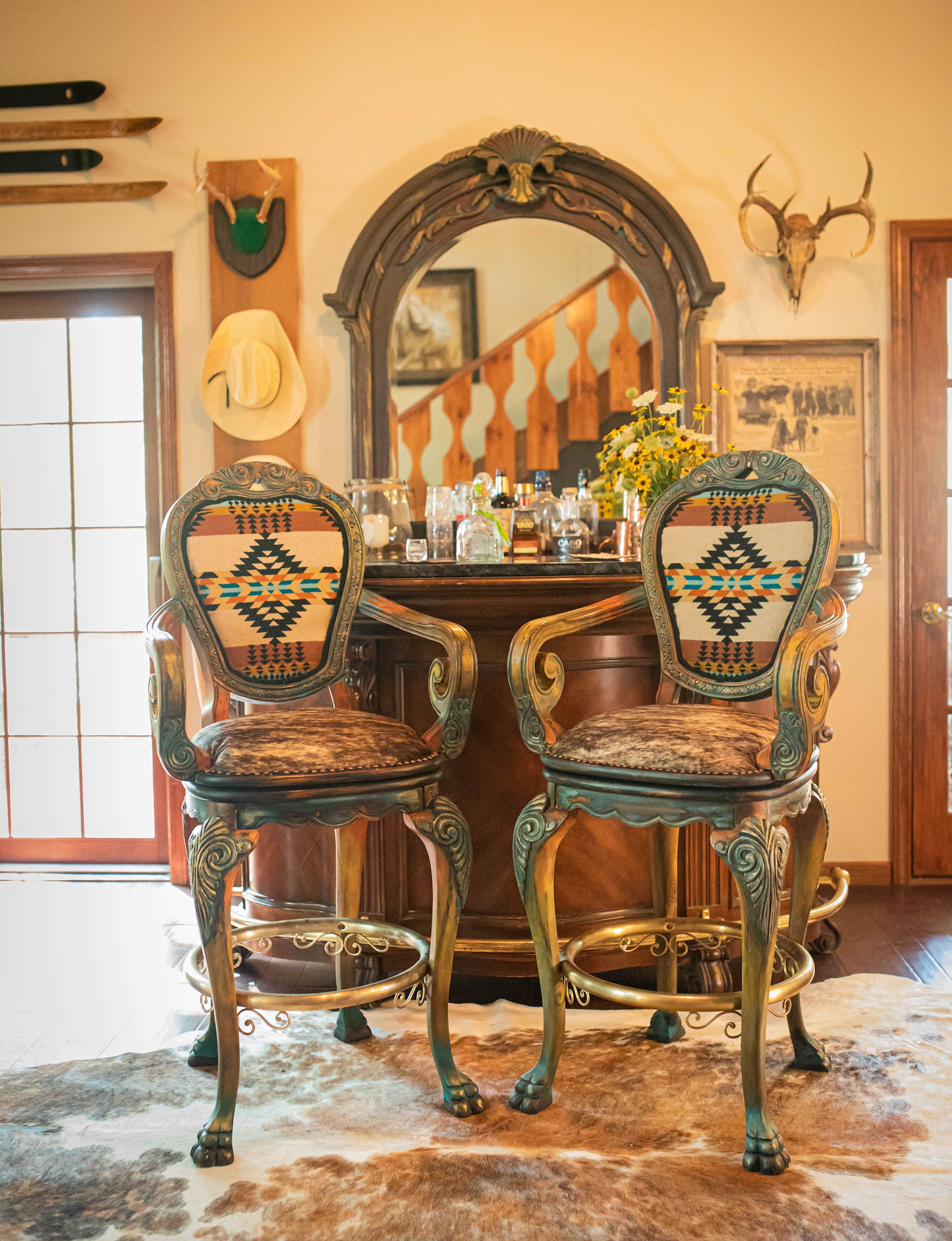 Navajo Bar Stools
