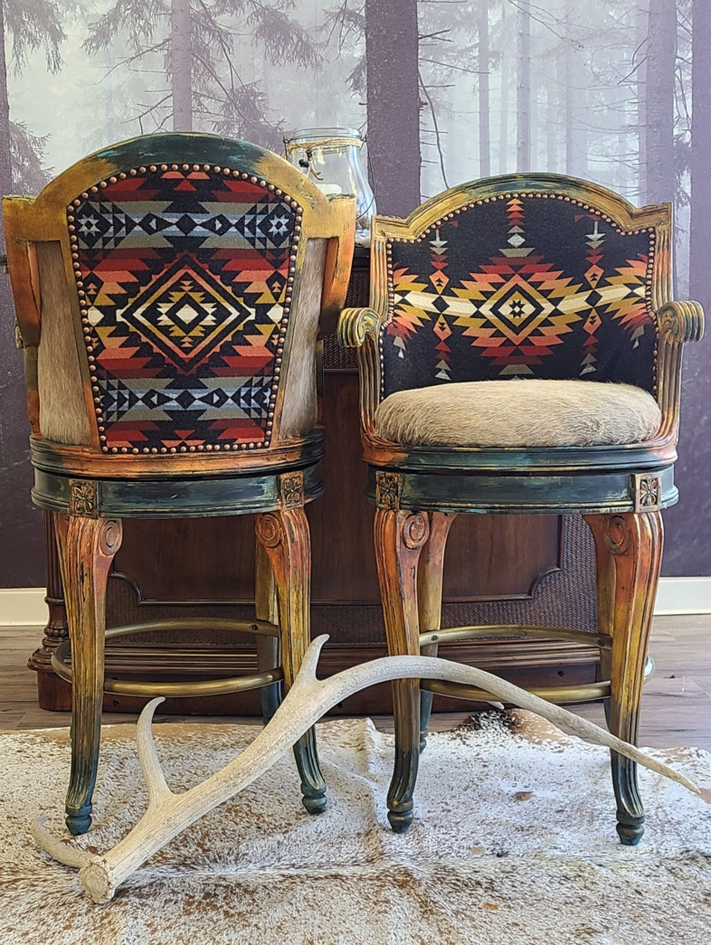 Rio Grande Bar Stool Set - SOLD