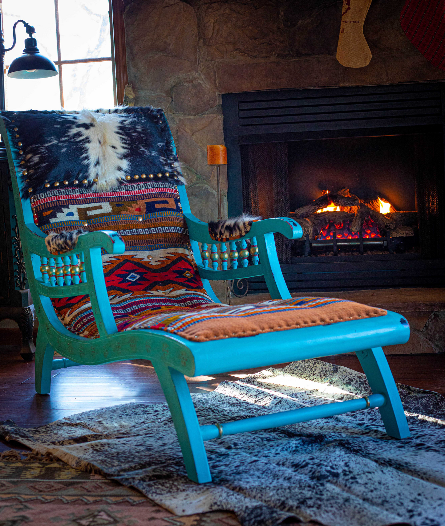 Turq. SW Long Lounger SOLD