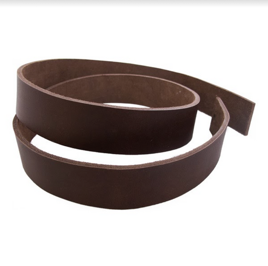 Leather Trim Flat Chocolate