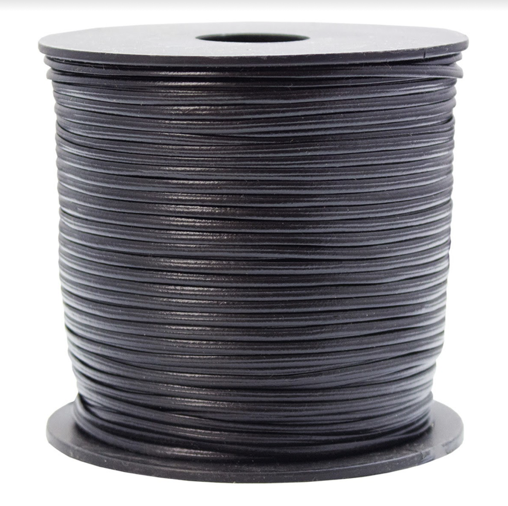 Pleather Cord Trim Black