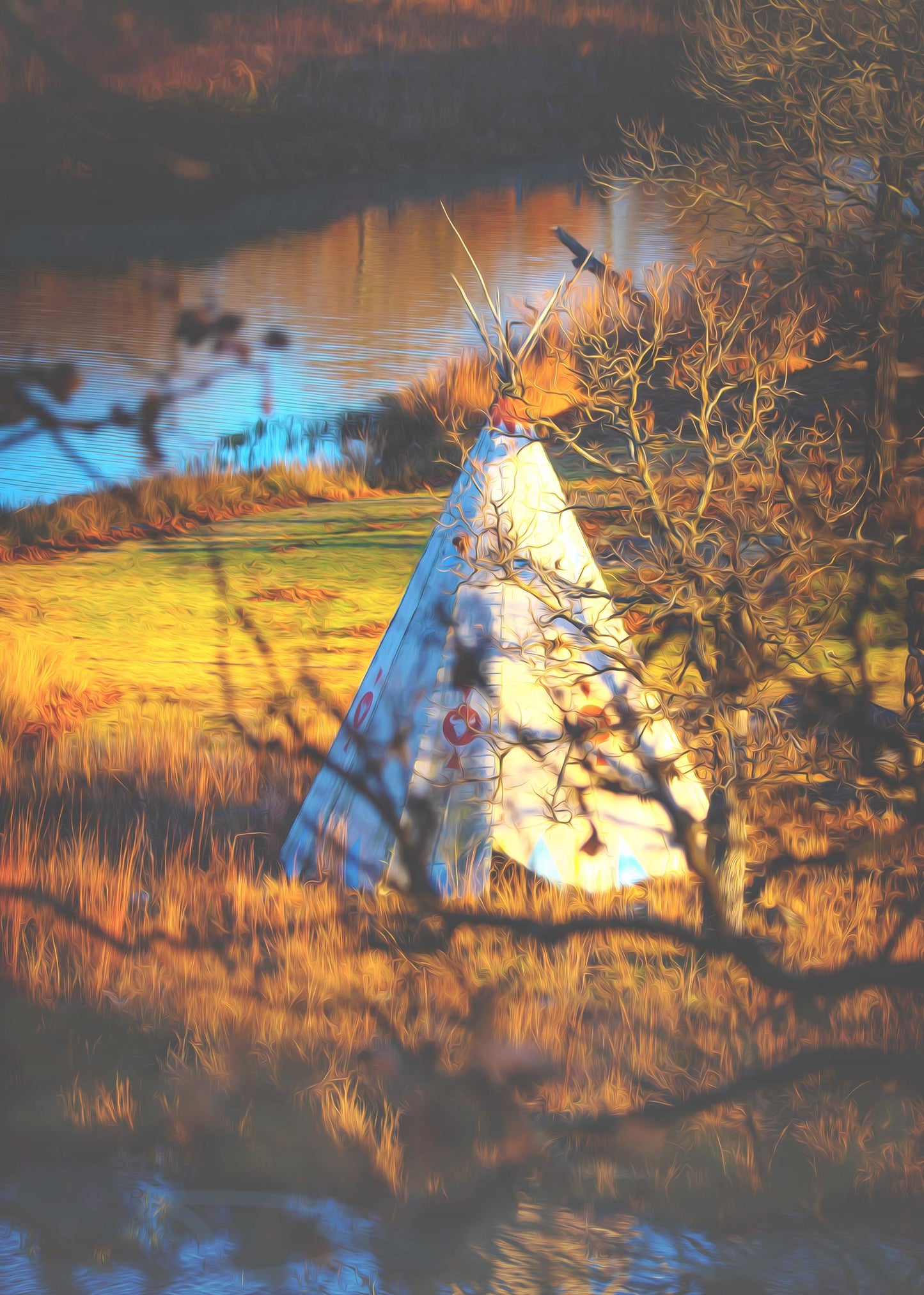 Good Mother Tee Pee Decoupage Paper
