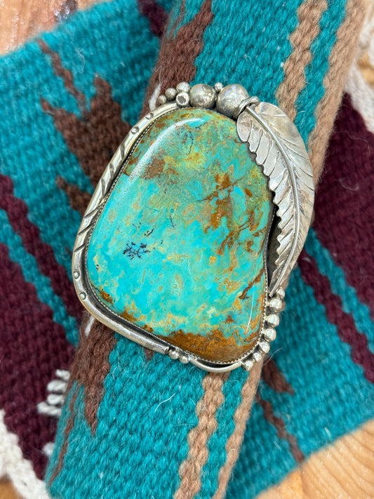 Large Navajo Cuff KingmanTurquoise