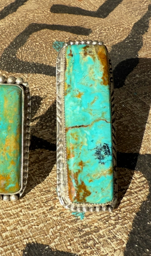 Large Kingman Turquoise Ring