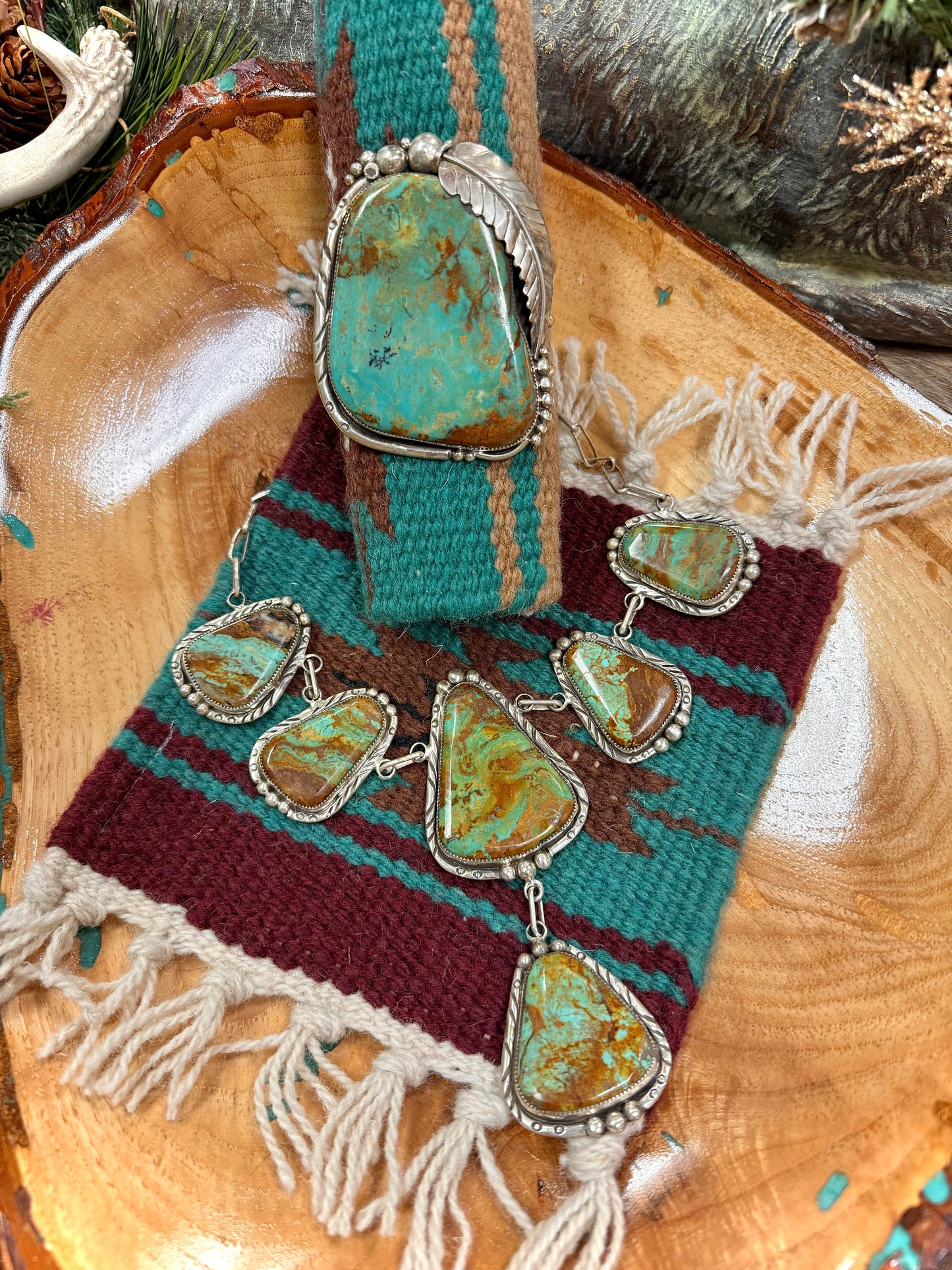 Lariat Kingman Turquoise Necklace