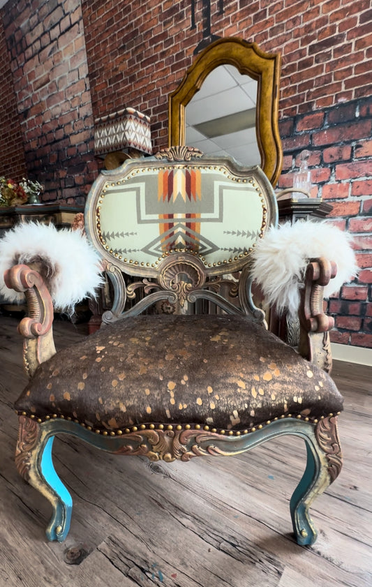 Large Italian Provincial Chair