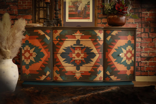 Morning Star Buffet Console Cabinet