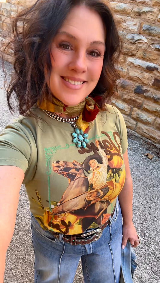 Vaya Embellished Graphic Tee