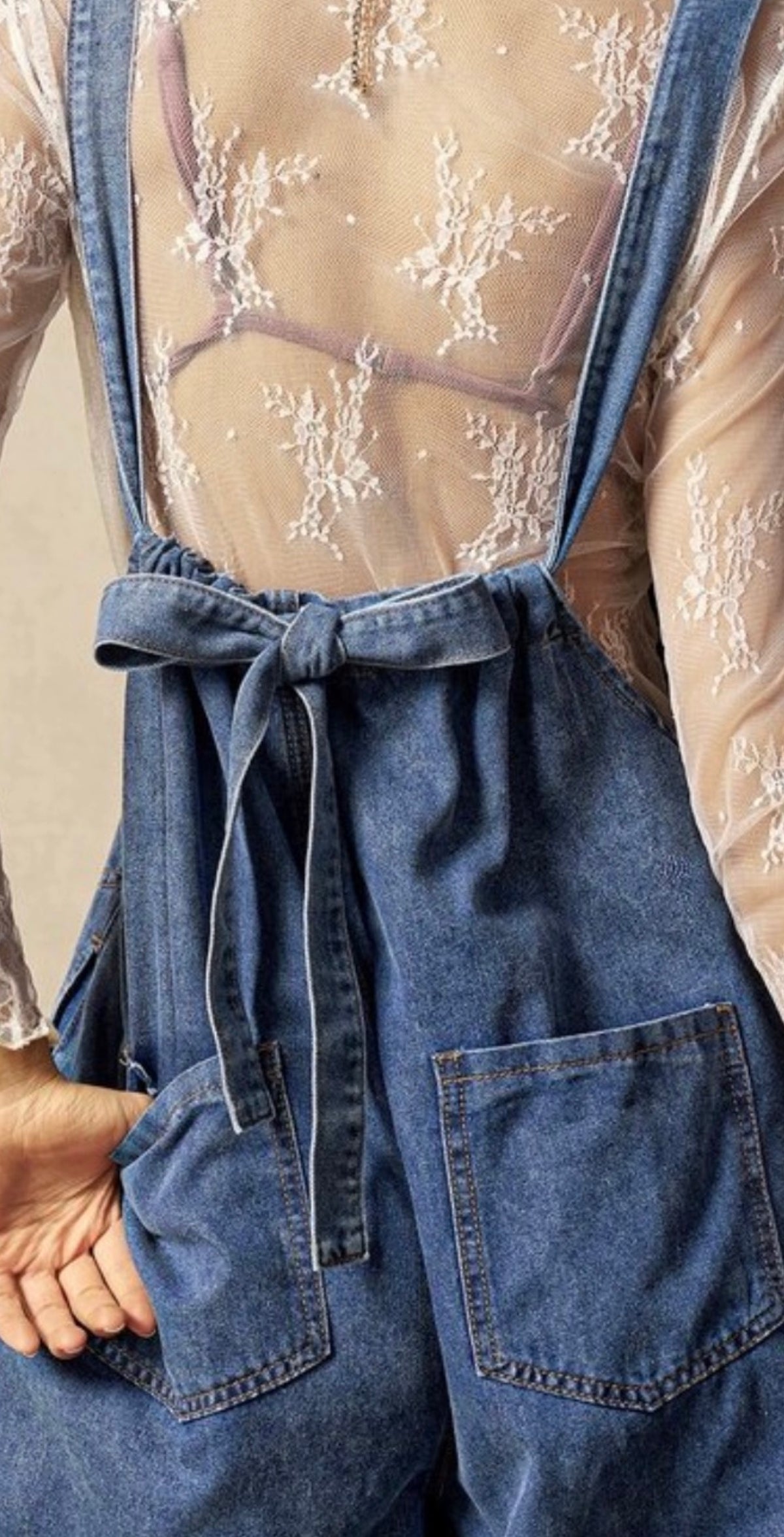 Tie Back Jumpsuit