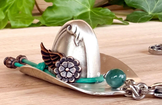 Vintage Silver Cowboy Hat Charm - Flyer