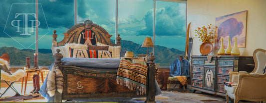 Alamo Queen Bed Set - SOLD