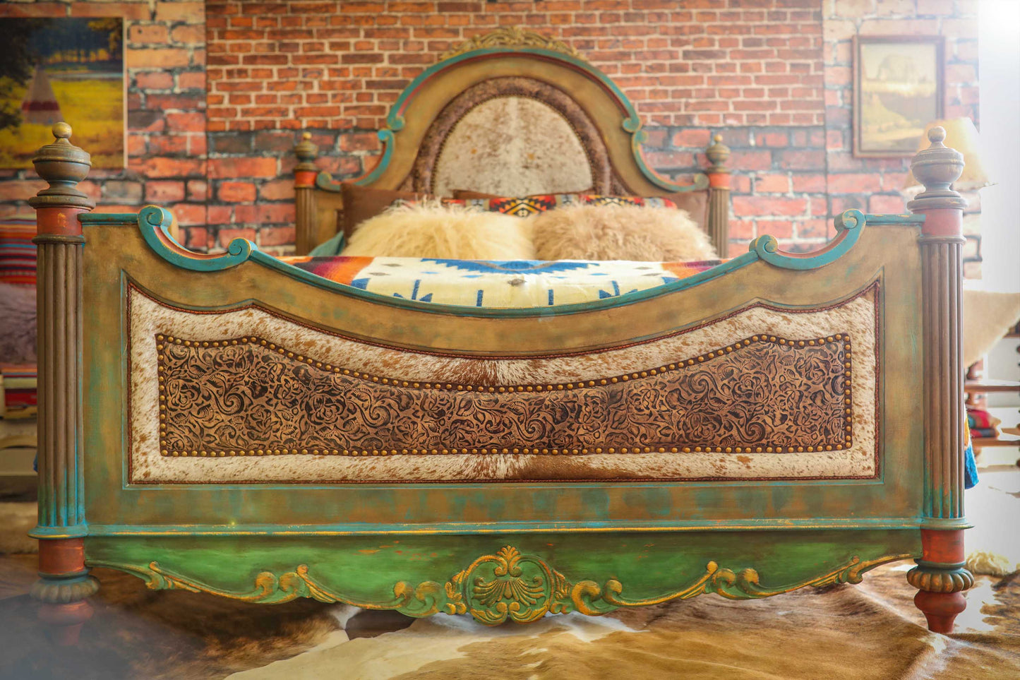 Oregon Trail Queen Bed -