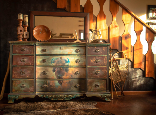 Buffalo Bill Console Dresser - SOLD