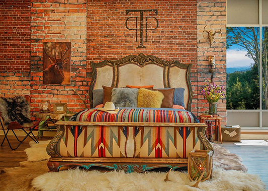 White Thunder King Bed - SOLD