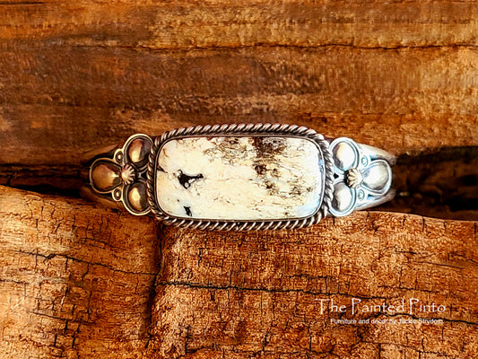 White Buffalo Cuff Bracelet