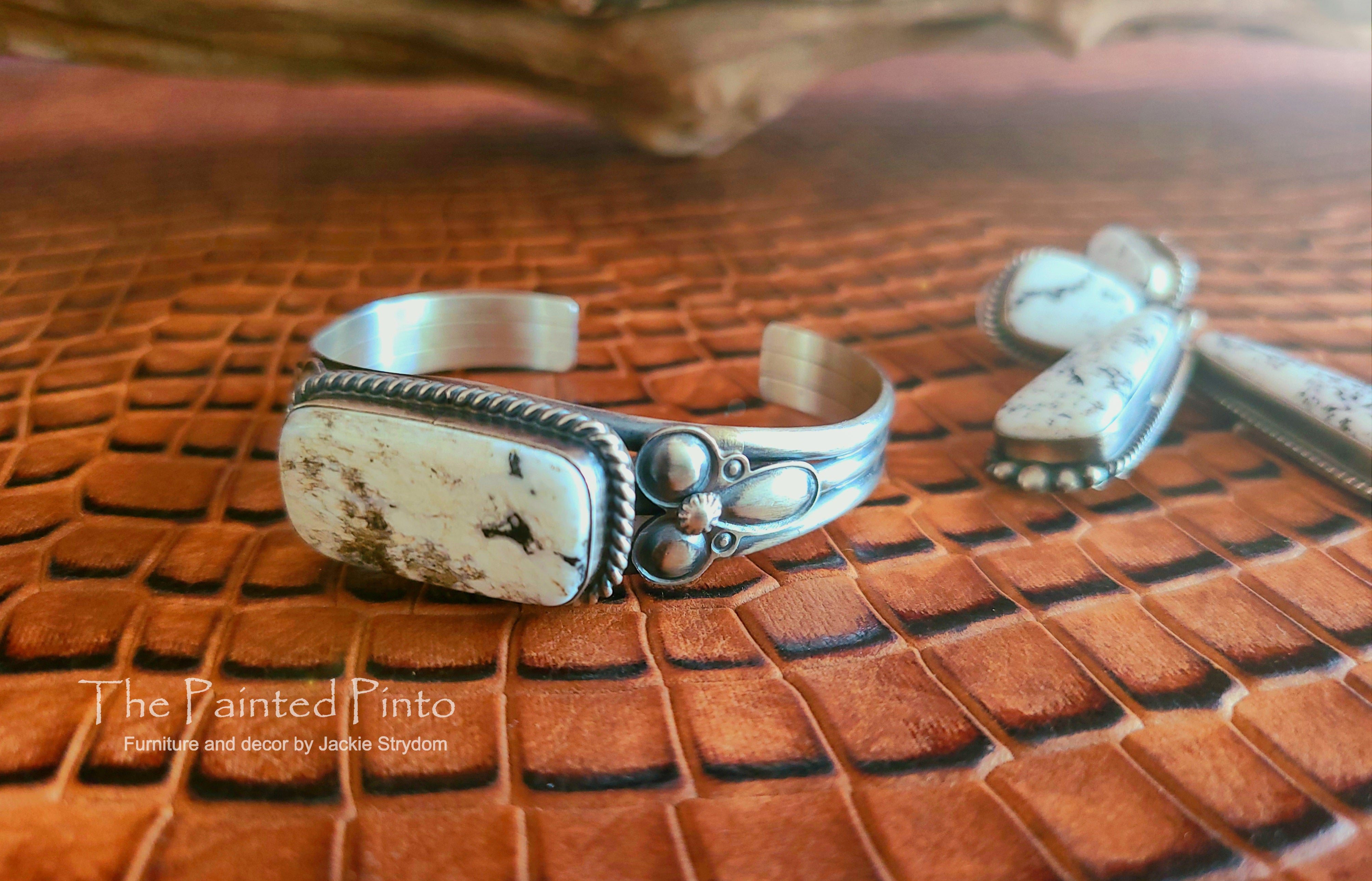 White buffalo store turquoise bracelet